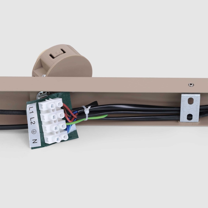 BRILAGI - Taškinis šviestuvas SELE LONG 8xGU10/30W/230V smėlinė