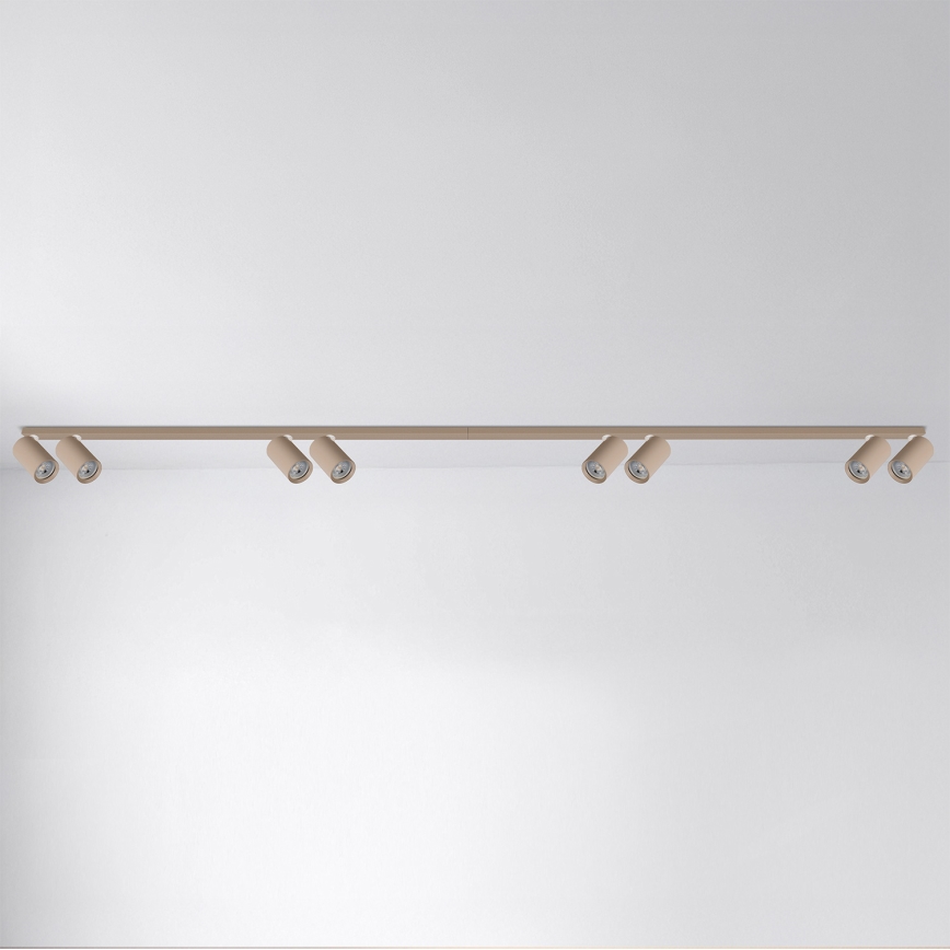 Brilagi - taškinis šviestuvas SELE LONG 8xGU10/30W/230V smėlio spalvos