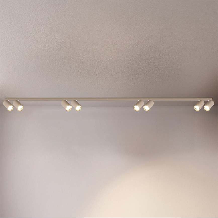 Brilagi - taškinis šviestuvas SELE LONG 8xGU10/30W/230V smėlio spalvos