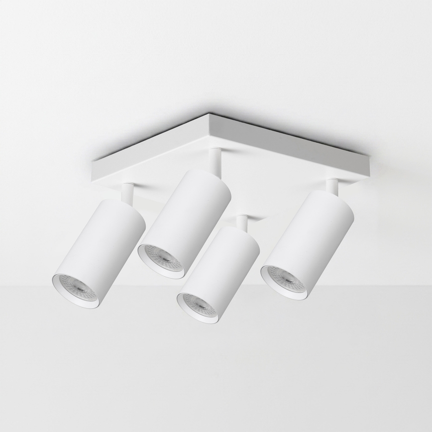 Brilagi - taškinis šviestuvas SELE SQUARE 4xGU10/30W/230V baltas