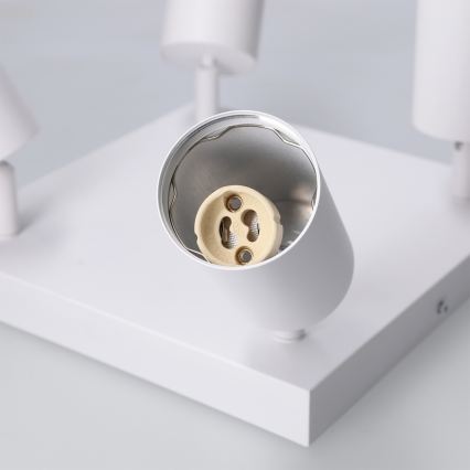 Brilagi - taškinis šviestuvas SELE SQUARE 4xGU10/30W/230V baltas
