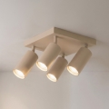 Brilagi - Taškinis šviestuvas SELE SQUARE 4xGU10/30W/230V smėlinis