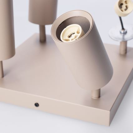 Brilagi - Taškinis šviestuvas SELE SQUARE 4xGU10/30W/230V smėlinis