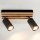 Brilagi - Taškinis šviestuvas SELE WOOD 2xGU10/30W/230V juoda/mediena