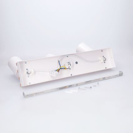 Brilagi - Taškinis šviestuvas SELE WOOD ACOUSTIC 3xGU10/30W/230V balta/mediena
