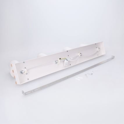 Brilagi - Taškinis šviestuvas SELE WOOD ACOUSTIC 4xGU10/30W/230V baltas/medinis