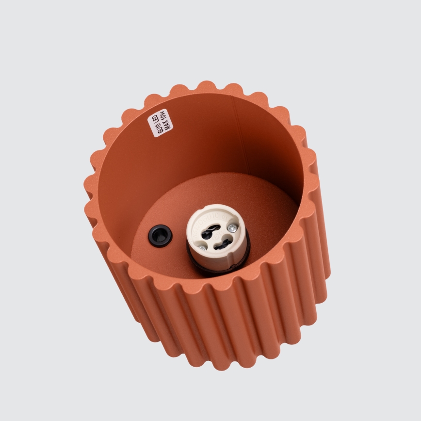 Brilagi - Taškinis šviestuvas SFERA 1xGU10/10W/230V Ø 10 cm raudonas