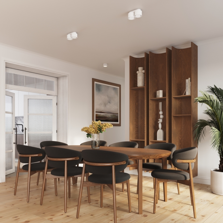 Brilagi - Taškinis šviestuvas SFERA 1xGX53/30W/230V skersm. 10 cm baltas