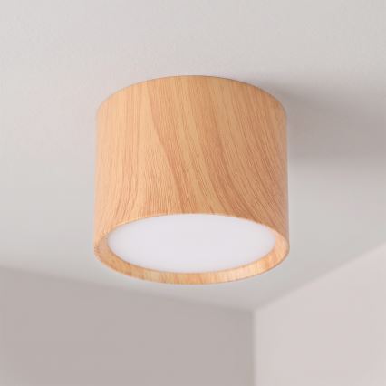 BRILAGI - Taškinis šviestuvas SMOOTH 1xGX53/15W/230V 60x82 mm ąžuolo dekoras