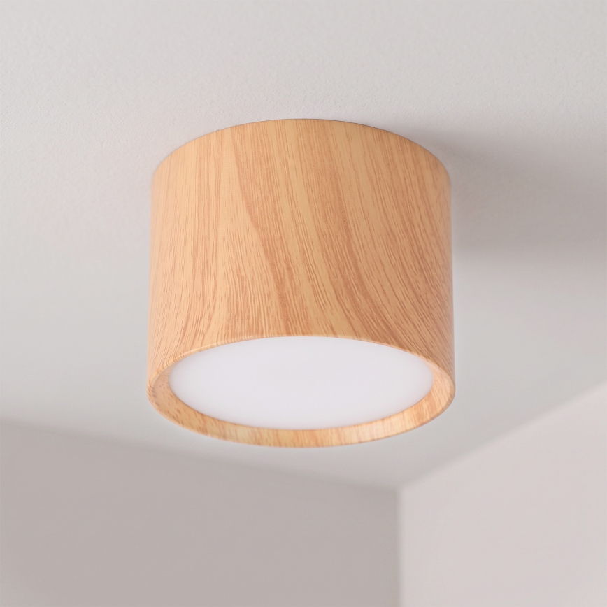 BRILAGI - Taškinis šviestuvas SMOOTH 1xGX53/15W/230V 60x82 mm ąžuolo dekoras