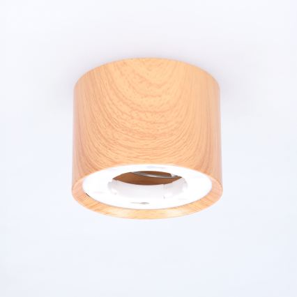 BRILAGI - Taškinis šviestuvas SMOOTH 1xGX53/15W/230V 60x82 mm ąžuolo dekoras