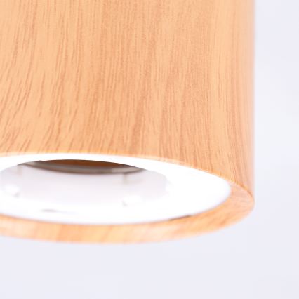 BRILAGI - Taškinis šviestuvas SMOOTH 1xGX53/15W/230V 60x82 mm ąžuolo dekoras