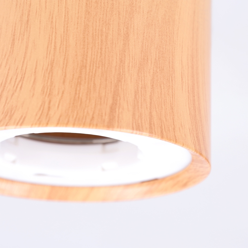 BRILAGI - Taškinis šviestuvas SMOOTH 1xGX53/15W/230V 60x82 mm ąžuolo dekoras