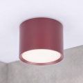 BRILAGI - Taškinis šviestuvas SMOOTH 1xGX53/15W/230V 60x82 mm bordo