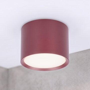 BRILAGI - Taškinis šviestuvas SMOOTH 1xGX53/15W/230V 60x82 mm bordo