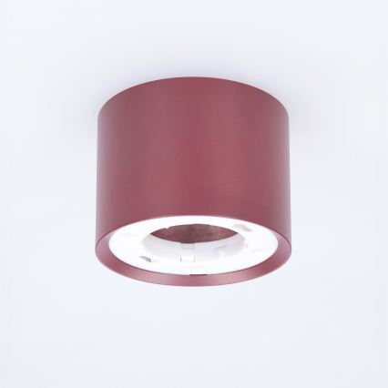 BRILAGI - Taškinis šviestuvas SMOOTH 1xGX53/15W/230V 60x82 mm bordo