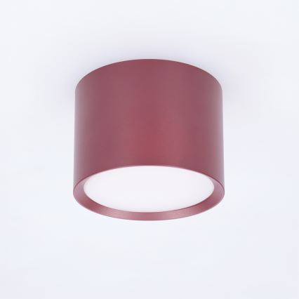 BRILAGI - Taškinis šviestuvas SMOOTH 1xGX53/15W/230V 60x82 mm bordo