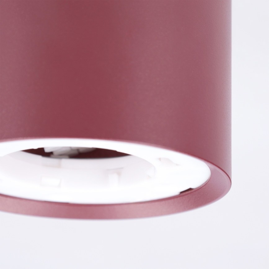 BRILAGI - Taškinis šviestuvas SMOOTH 1xGX53/15W/230V 60x82 mm bordo