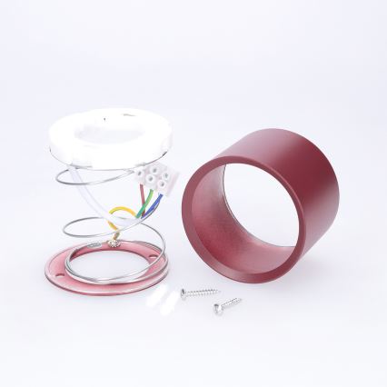 BRILAGI - Taškinis šviestuvas SMOOTH 1xGX53/15W/230V 60x82 mm bordo