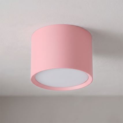 BRILAGI - Taškinis šviestuvas SMOOTH 1xGX53/15W/230V 60x82 mm rožinis