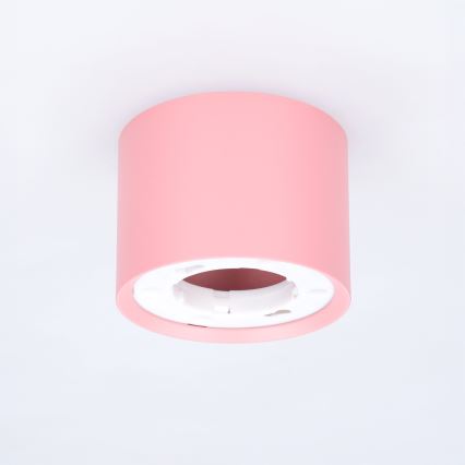 BRILAGI - Taškinis šviestuvas SMOOTH 1xGX53/15W/230V 60x82 mm rožinis