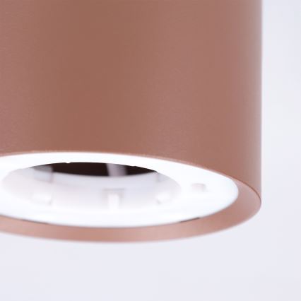 BRILAGI - Taškinis šviestuvas SMOOTH 1xGX53/15W/230V 60x82 mm rudas