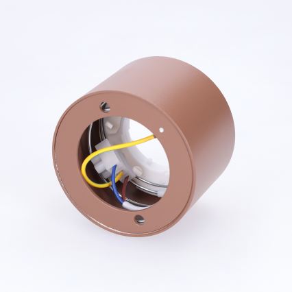 BRILAGI - Taškinis šviestuvas SMOOTH 1xGX53/15W/230V 60x82 mm rudas