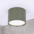 BRILAGI - Taškinis šviestuvas SMOOTH 1xGX53/15W/230V 60x82 mm tamsiai žalias