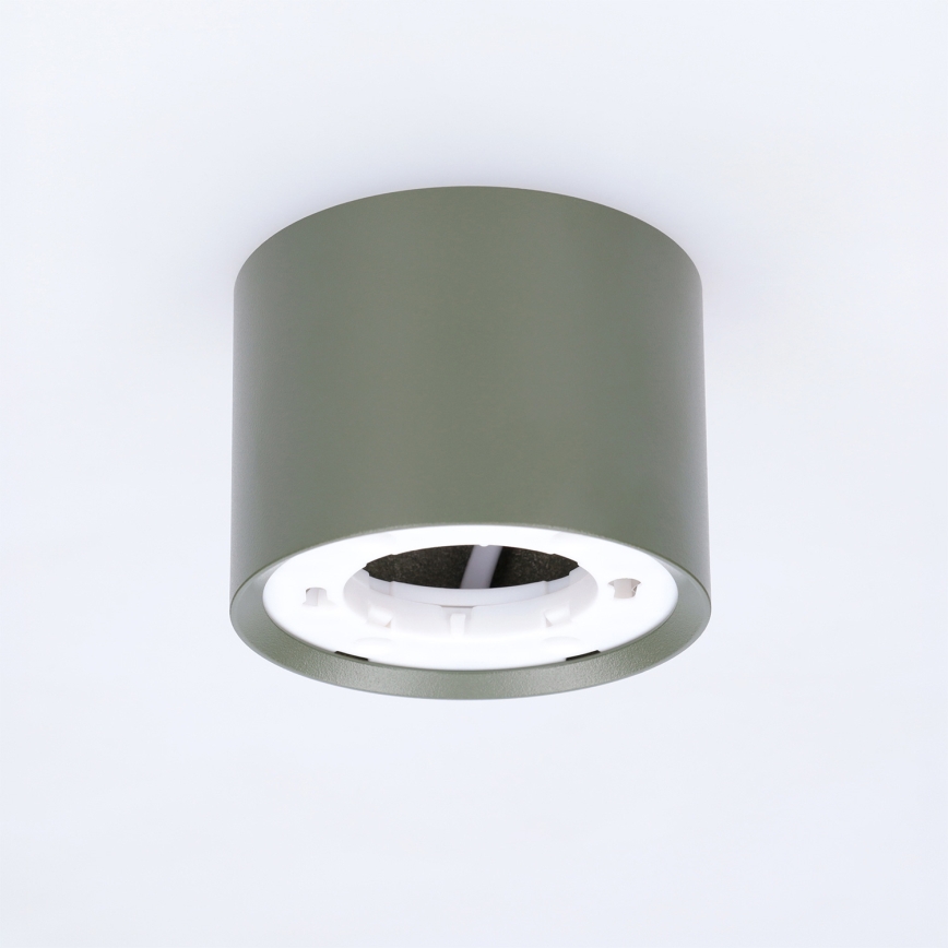 BRILAGI - Taškinis šviestuvas SMOOTH 1xGX53/15W/230V 60x82 mm tamsiai žalias