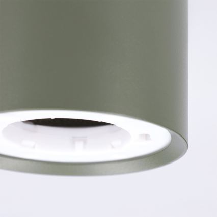 BRILAGI - Taškinis šviestuvas SMOOTH 1xGX53/15W/230V 60x82 mm tamsiai žalias