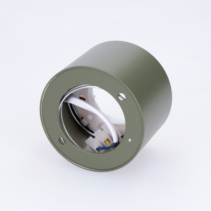 BRILAGI - Taškinis šviestuvas SMOOTH 1xGX53/15W/230V 60x82 mm tamsiai žalias