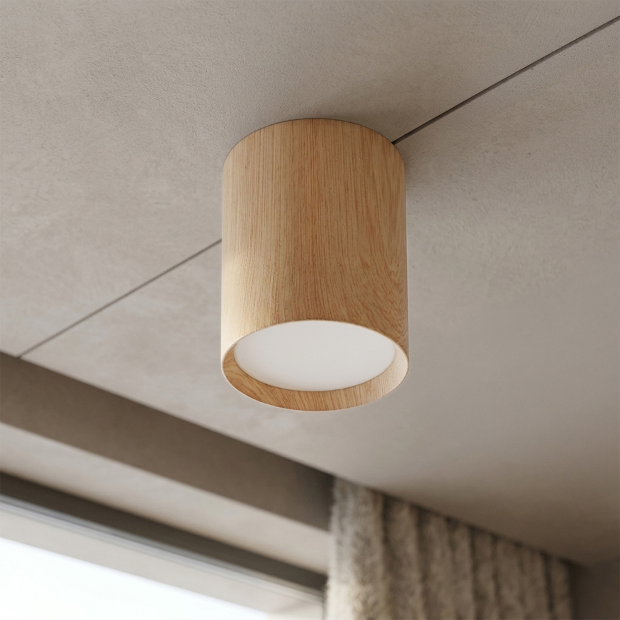 BRILAGI - Taškinis šviestuvas SMOOTH LONG 1xGX53/15W/230V 100x82 mm ąžuolo dekoras