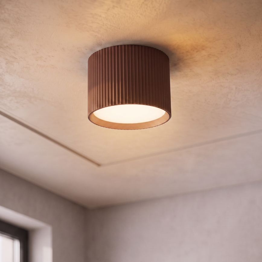 BRILAGI - Taškinis šviestuvas STRIPY 1xGX53/15W/230V 60x82 mm rudas