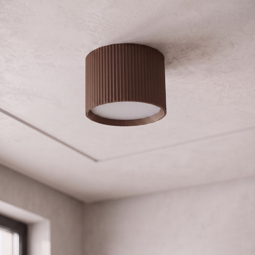 BRILAGI - Taškinis šviestuvas STRIPY 1xGX53/15W/230V 60x82 mm rudas