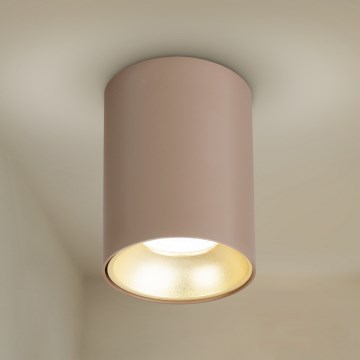 Brilagi - Taškinis šviestuvas TRINE 1xGU10/30W/230V smėlinė/auksinė
