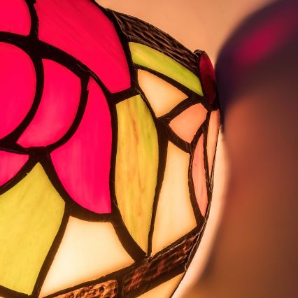 Brilagi - Tiffany stiliaus sieninis šviestuvas GARLAN 1xE14/40W/230V