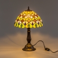 BRILAGI - Tiffany stiliaus vitražinė stalinė lempa MARGARET 1xE27/40W/230V