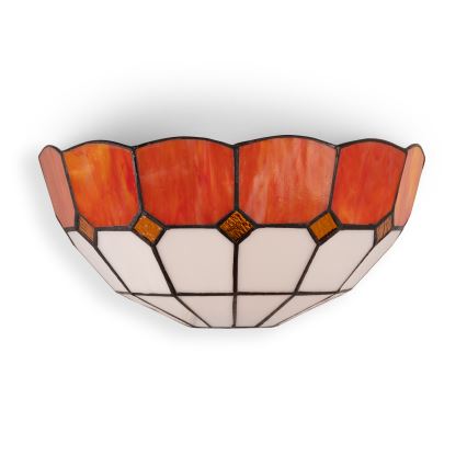 Brilagi - Tiffany stiliaus vitražinis sieninis šviestuvas SIENNA 1xE14/40W/230V