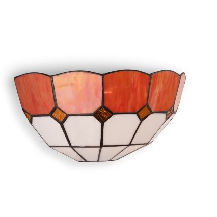 Brilagi - Tiffany stiliaus vitražinis sieninis šviestuvas SIENNA 1xE14/40W/230V