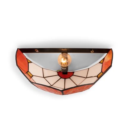 Brilagi - Tiffany stiliaus vitražinis sieninis šviestuvas SIENNA 1xE14/40W/230V