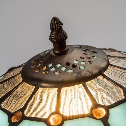 Brilagi - Tiffany stiliaus vitražinis stalinis šviestuvas LORAS 1xE27/40W/230V