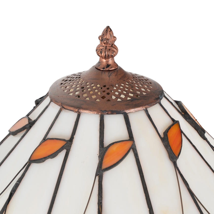 Brilagi - Tiffany vitražinė pastatoma lempa FOLIA 2xE27/60W/230V