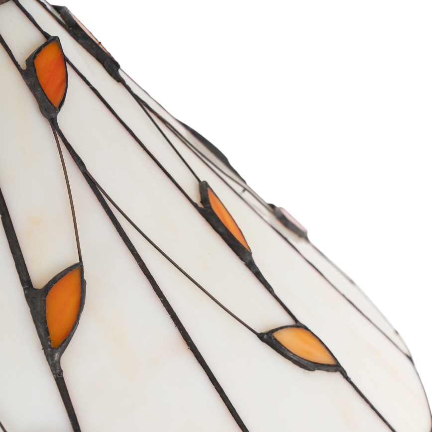 Brilagi - Tiffany vitražinė pastatoma lempa FOLIA 2xE27/60W/230V