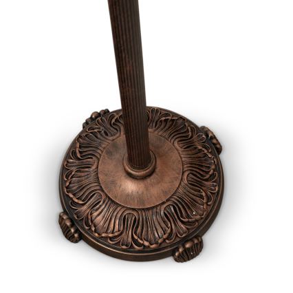 Brilagi - Tiffany vitražinė pastatoma lempa FOLIA 2xE27/60W/230V