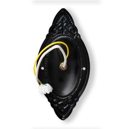 Brilagi - Tiffany vitražinė sieninė lempa dramblio kaulo 1xE14/40W/230V