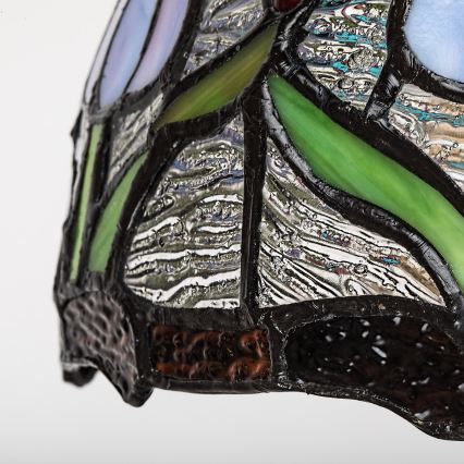 Brilagi - Tiffany vitražinė sieninė lempa LORAS 1xE27/40W/230V