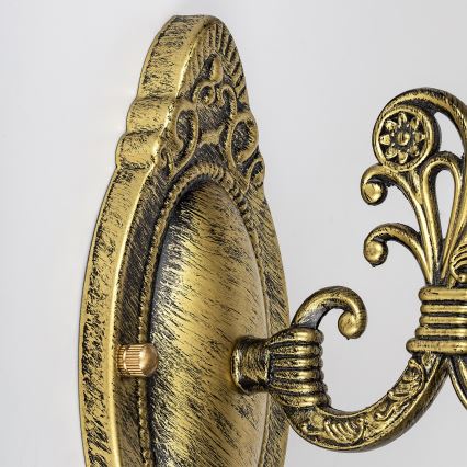 Brilagi - Tiffany vitražinė sieninė lempa LUISA 1xE27/40W/230V