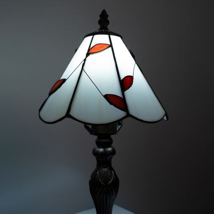 Brilagi - Tiffany vitražinė stalinė lempa FOLIA 1xE27/60W/230V