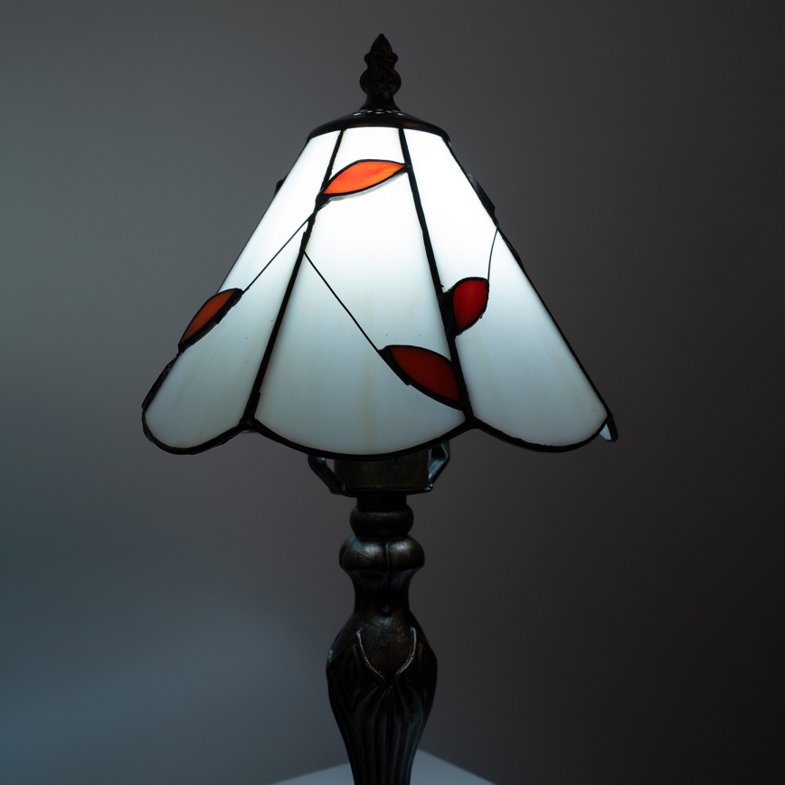 Brilagi - Tiffany vitražinė stalinė lempa FOLIA 1xE27/60W/230V