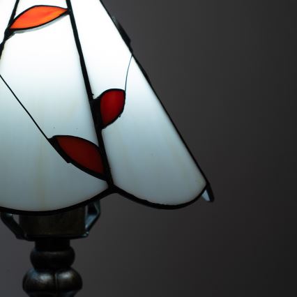 Brilagi - Tiffany vitražinė stalinė lempa FOLIA 1xE27/60W/230V